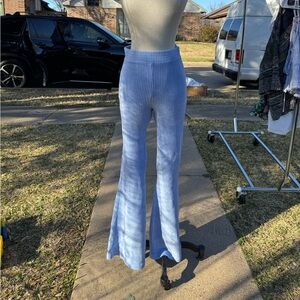 Aerie Light Blue Flare Pants